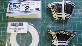 model kit workshop 113 Tamiya masking tape for curved surfaces [upl. by Gnourt]