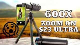 Apexel 60x telephoto zoom lens Vs herm hyper zoom lens [upl. by Chernow]