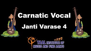 Janti Varase 4 Mrs Rupashree  Carnatic Vocal  Taal TV [upl. by Annaihr]