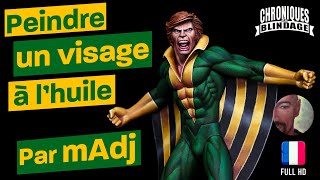 🎦TUTO Peindre un visage à lhuile par mAdj [upl. by Adnuahsor170]