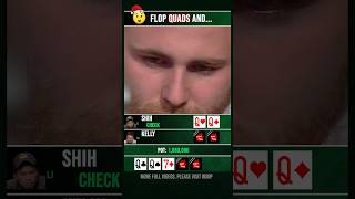 Flop quads then get action poker [upl. by Yenots]