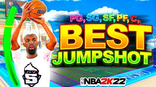 BEST JUMPSHOTS for EVERY BUILD in NBA 2K22 100 GREENLIGHT FASTEST JUMPSHOTS w BEST BADGES NBA2K22 [upl. by Sueahccaz]