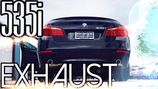 2016 BMW 535i Exhaust SOUND in ECO Comfort Sport Sport [upl. by Adnek]