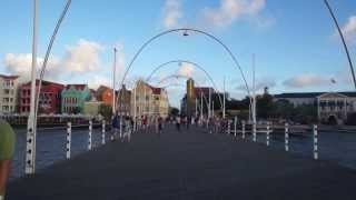 Curacao Queen Emma Pontoon Moving Bridge [upl. by Elleynod]