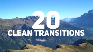 20 GLASS CLEAN TRANSITIONS  FREE PREMIERE PRO PRESETS  Premiere Pro Transitions [upl. by Nador365]