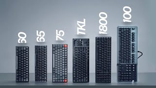 Which Keyboard Size is Right for You TKL Vs 60 Vs Full Size [upl. by Nibram]