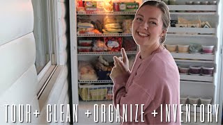 Tour My 4 Homestead Freezers  Clean  Organize  Inventory [upl. by Tertia]