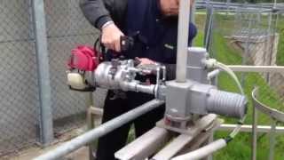 Penstock operator APS100N on AUMA [upl. by Nyberg155]