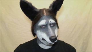 Foam Latex Large WolfDog Muzzle Prosthetic Mask [upl. by Namyaw184]