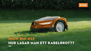 iMOW robotgräsklippare Hur lagar man ett kabelbrott [upl. by Hpesojnhoj601]