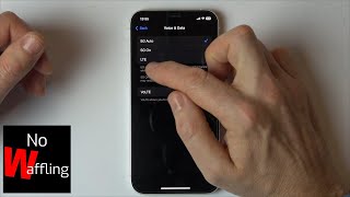 How to TURN OFF 5G on Apple iPhone  beginners guide [upl. by Hugibert]