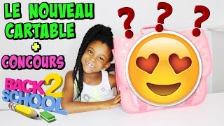 Nouveau CARTABLE prêt pour LA RENTREE Concours Back to school fournitures scolaires 2018 [upl. by Ariella]