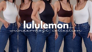 LULULEMON TRYON HAUL  Wundermost Collection Review amp Skims Comparison [upl. by Anairdna]