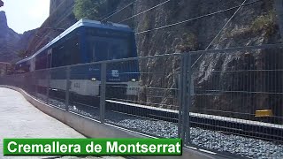 Cremallera de Montserrat  Montserrat Rack Railway  FGC Barcelona   Cab View [upl. by Tifanie]