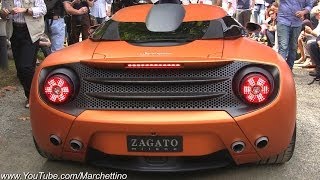 Lamborghini 595 Zagato Sound  WORLD DEBUT [upl. by Eloci]