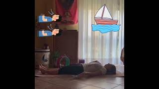 Yoga per bambini respirazione della barchetta [upl. by Dionisio]