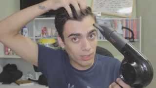 TUTORIAL Penteado Masculino para Casamento e Formatura [upl. by Tenaj336]