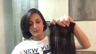 How to wear Clip On Hair Extensions  by Velvet Extensions India [upl. by Waldron622]