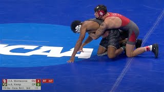 174lbs Anthony Mantanona Oklahoma vs Adam Kemp Cal Poly [upl. by Juieta544]