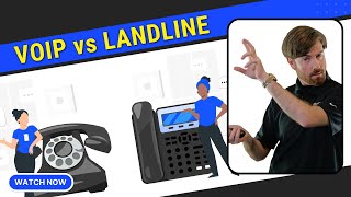 VoIP vs Landline Phone Systems  Whats the Difference [upl. by Rramahs]