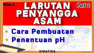 Larutan Penyangga 2  Pembuatan Dan Penentuan pH Larutan Penyangga Asam [upl. by Lohner]