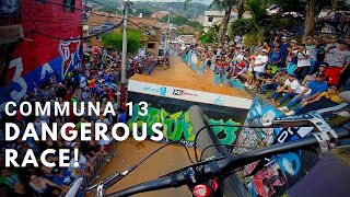 World Record of the longest Urban Downhill Track  Race Run  Medellin Colombia [upl. by Eiznikcm]