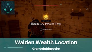 AC Valhalla Walden Wealth  Incendiary Powder Trap  Grandebridgescire Wealth [upl. by Tammany128]