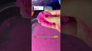 bleach vs our hydrophobic sand🤭😳fypage hydrophobicsand satisfying toy [upl. by Stan445]