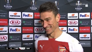 quotNow I start a new chapterquot A delighted Laurent Koscielny reflects on his journey back from injury [upl. by Soulier]