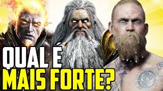 Deuses de God of War  Do mais FRACO ao mais FORTE [upl. by Lull]