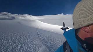 Splitboarding Turoa Mt Ruapehu Early Season Turoa 2023 [upl. by Herrod]