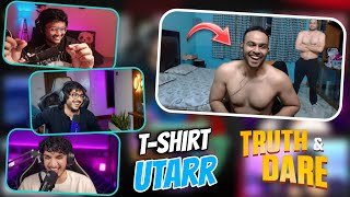 arpitbaala TSHIRT UTARR CarryMinati Playing TRUTH AND DARE with GANG Funny Gameplay [upl. by Abbate]