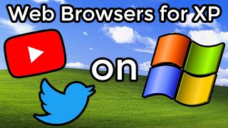 Browsing the Web on Windows XP in 2021 YouTube Twitter etc [upl. by Reffinnej292]