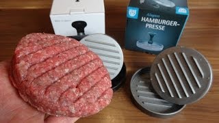 quotSAGAFORM amp GRÄWE HAMBURGERPRESSE IM VERGLEICHquot Welche macht besser Patties [upl. by Anit]