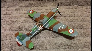 Dewoitine D520 Build by Tamiya Pt3 148 [upl. by Arahsak725]