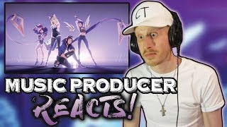 Music Producer Reacts to KDA  POPSTARS ft Madison Beer GIDLE Jaira Burns [upl. by Docila]