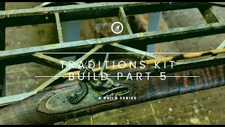 Building the Traditions Flintlock Kentucky Rifle kit part five Final assembly [upl. by Maillw]