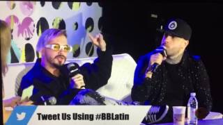 COMO COMPONEN SUS CANCIONES NICKY JAM Y J BALVIN  PREMIOS BILLBOARD [upl. by Vas]