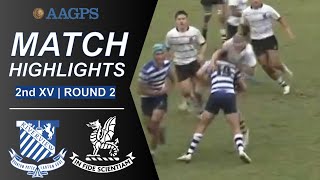 Riverview vs Newington  AAGPS Round 2  2nd XV Highlights [upl. by Leuams437]