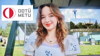 Odtü Vlog❤️tanıtım günlerikampüsodtüden…Ecre Ay Üniversite Gezisi 1 [upl. by Lehcar]