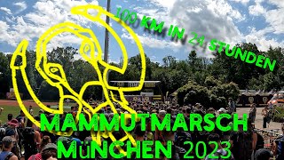 Mammutmarsch München 2023  100 km in 24 Stunden [upl. by Meihar]