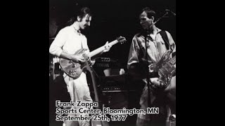 Frank Zappa  1977 09 25  Metropolitan Sports Center Bloomington MN [upl. by Kcirdaed]