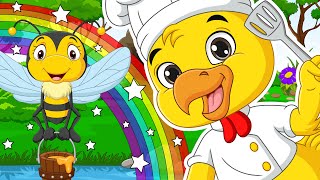 Muffin Man  Honey Bees Dance Kindergarten Rhymes amp Songs for Kids  The Muffin Man  Honey Bee Poem [upl. by Regdirb825]