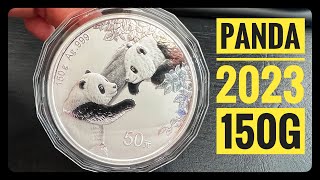 Moneda PANDA 2023 150g PLATA [upl. by Grenville243]