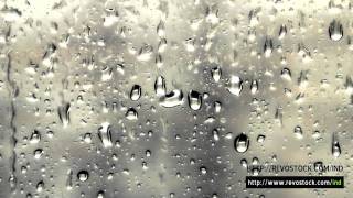 HD Window Raindrops Royalty Free Stock Video Clip [upl. by Eerised682]