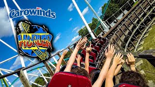 2019 Hurler Roller Coaster On Ride HD POV Carowinds [upl. by Say]