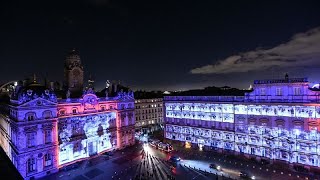 Lyon  la Fête des lumières sous haute sécurité [upl. by Autum]