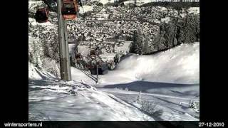 Kitzbühel  Kirchberg Hahnenkamm webcam time lapse 20102011 [upl. by Iverson]