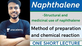 structure and medicinal use of Naphthalene  method of preparation and reaction of naphthalene [upl. by Aminta]