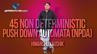 45 Non Deterministic Push Down AutomataNPDA example 2 [upl. by Adeuga]